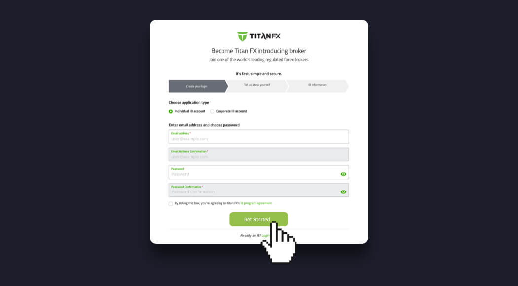 Sign up as a regional partner